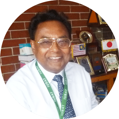 Professor Dr M Alimullah Miyan, Founder Vice-Chancellor of IUBAT